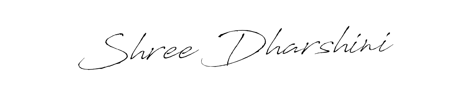 The best way (Antro_Vectra) to make a short signature is to pick only two or three words in your name. The name Shree Dharshini include a total of six letters. For converting this name. Shree Dharshini signature style 6 images and pictures png