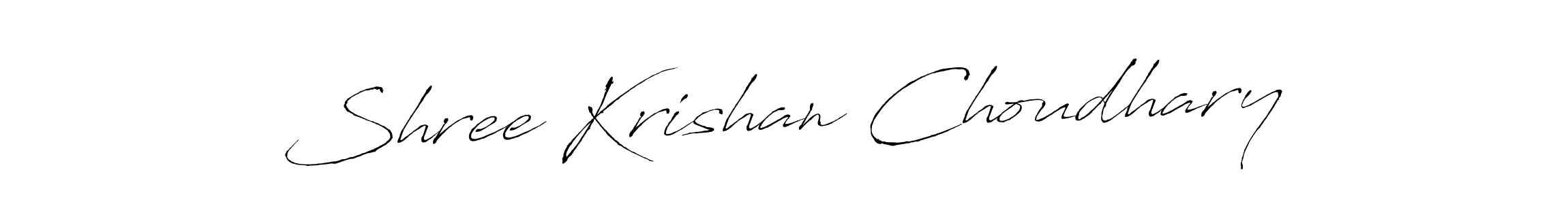 It looks lik you need a new signature style for name Shree Krishan Choudhary. Design unique handwritten (Antro_Vectra) signature with our free signature maker in just a few clicks. Shree Krishan Choudhary signature style 6 images and pictures png