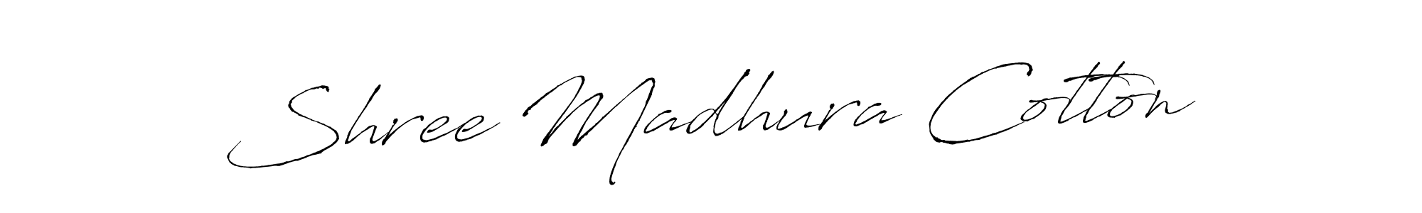 Create a beautiful signature design for name Shree Madhura Cotton. With this signature (Antro_Vectra) fonts, you can make a handwritten signature for free. Shree Madhura Cotton signature style 6 images and pictures png