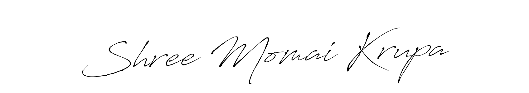 Make a short Shree Momai Krupa signature style. Manage your documents anywhere anytime using Antro_Vectra. Create and add eSignatures, submit forms, share and send files easily. Shree Momai Krupa signature style 6 images and pictures png