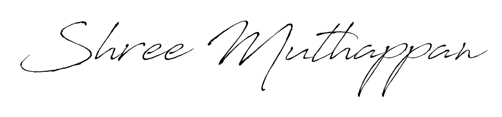 Try this chic Shree Muthappan handwritten sign style. Using Antro_Vectra font elements, it gives your name a sleek, memorable identity. Shree Muthappan signature style 6 images and pictures png