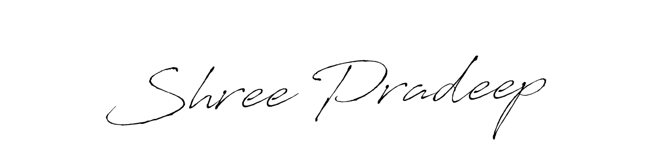 The best way (Antro_Vectra) to make a short signature is to pick only two or three words in your name. The name Shree Pradeep include a total of six letters. For converting this name. Shree Pradeep signature style 6 images and pictures png