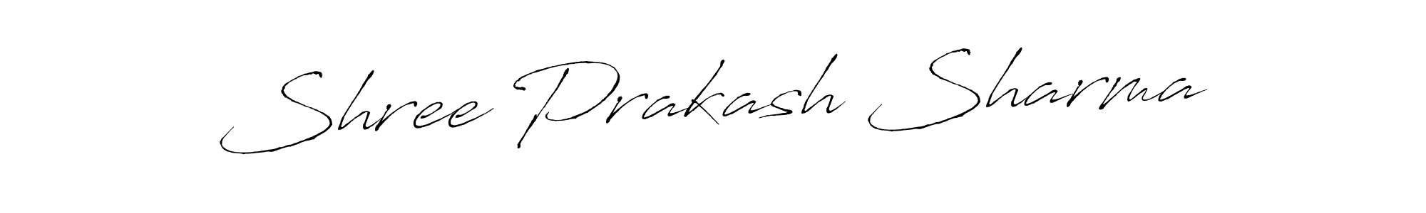 Make a beautiful signature design for name Shree Prakash Sharma. With this signature (Antro_Vectra) style, you can create a handwritten signature for free. Shree Prakash Sharma signature style 6 images and pictures png