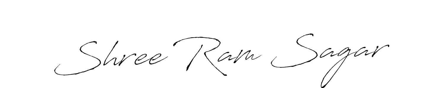 How to make Shree Ram Sagar name signature. Use Antro_Vectra style for creating short signs online. This is the latest handwritten sign. Shree Ram Sagar signature style 6 images and pictures png