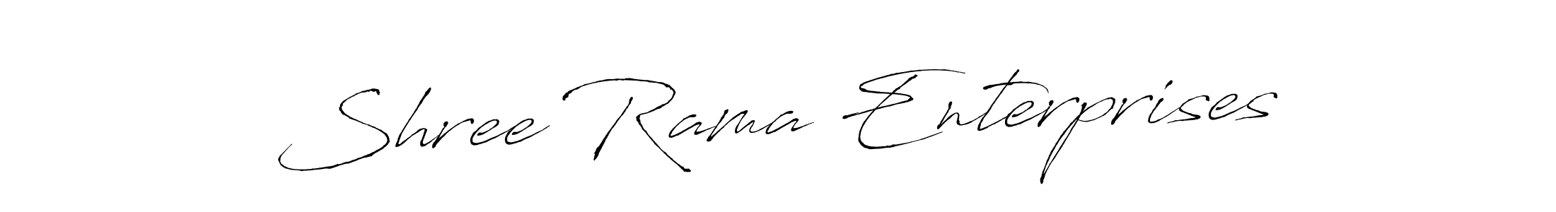 Design your own signature with our free online signature maker. With this signature software, you can create a handwritten (Antro_Vectra) signature for name Shree Rama Enterprises. Shree Rama Enterprises signature style 6 images and pictures png