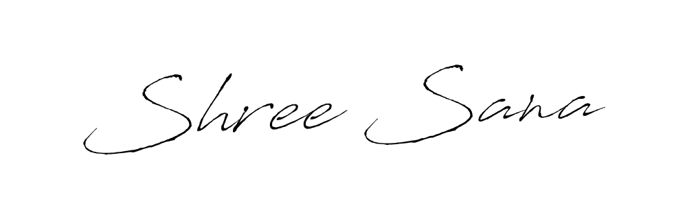 Make a beautiful signature design for name Shree Sana. With this signature (Antro_Vectra) style, you can create a handwritten signature for free. Shree Sana signature style 6 images and pictures png