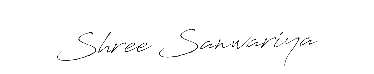 The best way (Antro_Vectra) to make a short signature is to pick only two or three words in your name. The name Shree Sanwariya include a total of six letters. For converting this name. Shree Sanwariya signature style 6 images and pictures png
