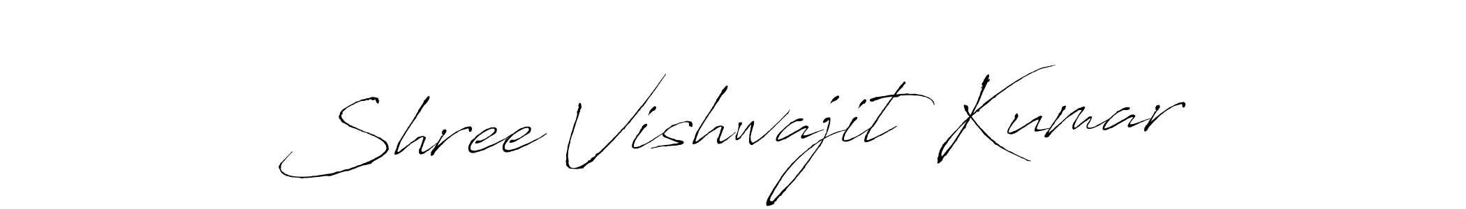 The best way (Antro_Vectra) to make a short signature is to pick only two or three words in your name. The name Shree Vishwajit Kumar include a total of six letters. For converting this name. Shree Vishwajit Kumar signature style 6 images and pictures png