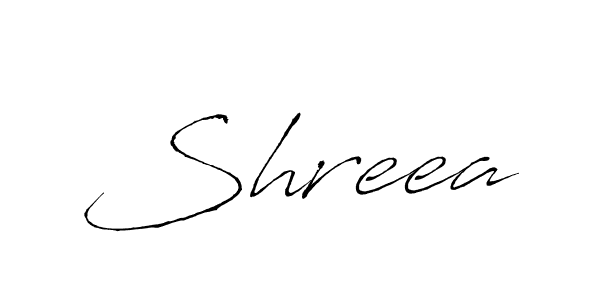 How to make Shreea name signature. Use Antro_Vectra style for creating short signs online. This is the latest handwritten sign. Shreea signature style 6 images and pictures png