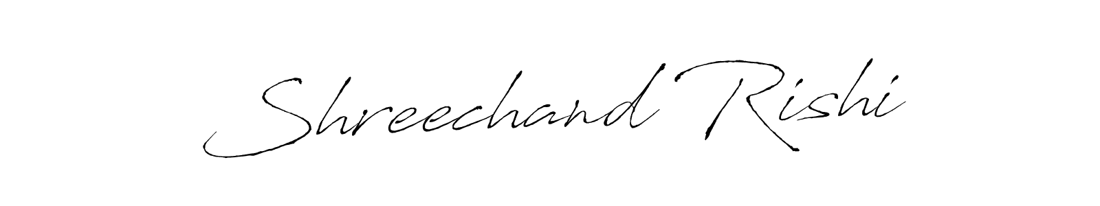 Create a beautiful signature design for name Shreechand Rishi. With this signature (Antro_Vectra) fonts, you can make a handwritten signature for free. Shreechand Rishi signature style 6 images and pictures png