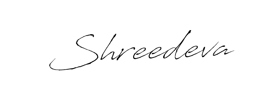 Design your own signature with our free online signature maker. With this signature software, you can create a handwritten (Antro_Vectra) signature for name Shreedeva. Shreedeva signature style 6 images and pictures png
