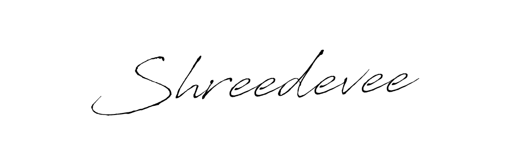 Use a signature maker to create a handwritten signature online. With this signature software, you can design (Antro_Vectra) your own signature for name Shreedevee. Shreedevee signature style 6 images and pictures png