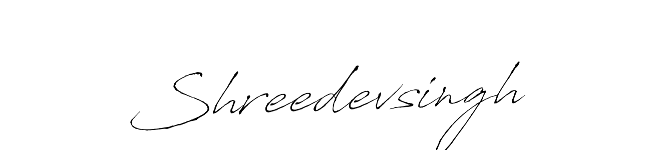 Create a beautiful signature design for name Shreedevsingh. With this signature (Antro_Vectra) fonts, you can make a handwritten signature for free. Shreedevsingh signature style 6 images and pictures png