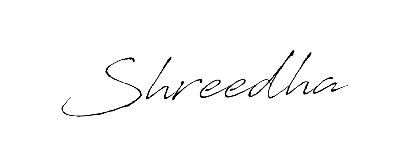 Shreedha stylish signature style. Best Handwritten Sign (Antro_Vectra) for my name. Handwritten Signature Collection Ideas for my name Shreedha. Shreedha signature style 6 images and pictures png