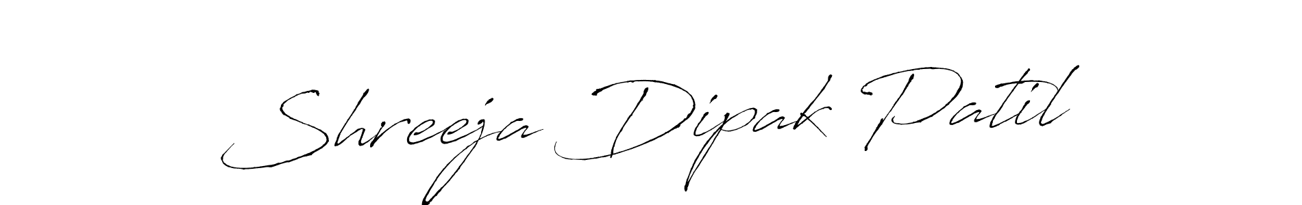 This is the best signature style for the Shreeja Dipak Patil name. Also you like these signature font (Antro_Vectra). Mix name signature. Shreeja Dipak Patil signature style 6 images and pictures png