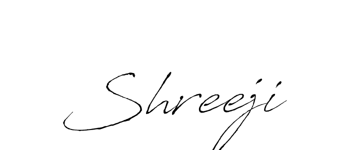 Design your own signature with our free online signature maker. With this signature software, you can create a handwritten (Antro_Vectra) signature for name Shreeji. Shreeji signature style 6 images and pictures png