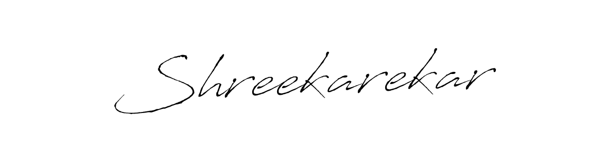 How to make Shreekarekar name signature. Use Antro_Vectra style for creating short signs online. This is the latest handwritten sign. Shreekarekar signature style 6 images and pictures png