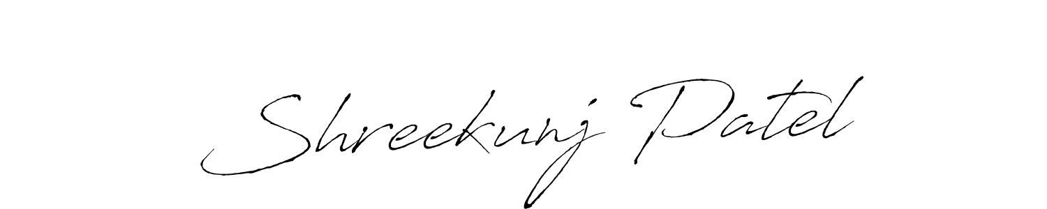 This is the best signature style for the Shreekunj Patel name. Also you like these signature font (Antro_Vectra). Mix name signature. Shreekunj Patel signature style 6 images and pictures png