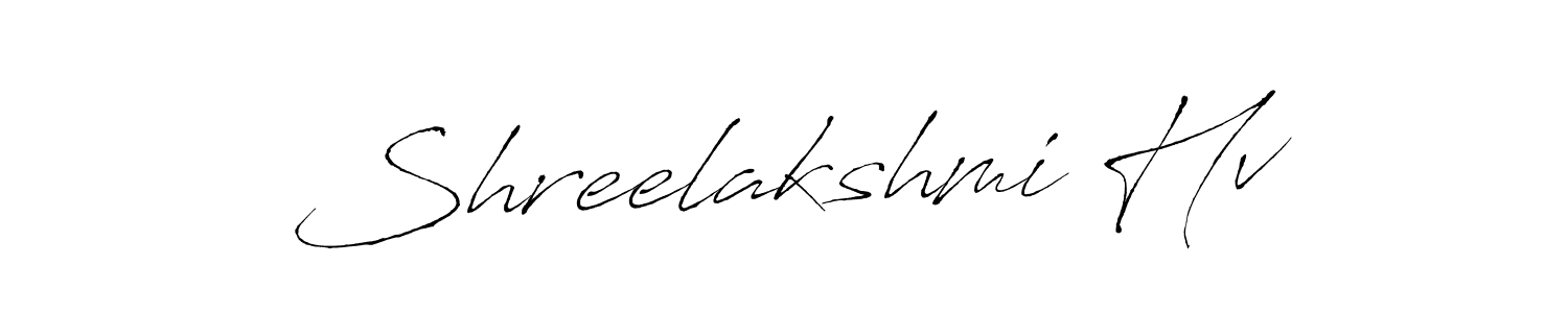 Also You can easily find your signature by using the search form. We will create Shreelakshmi Hv name handwritten signature images for you free of cost using Antro_Vectra sign style. Shreelakshmi Hv signature style 6 images and pictures png