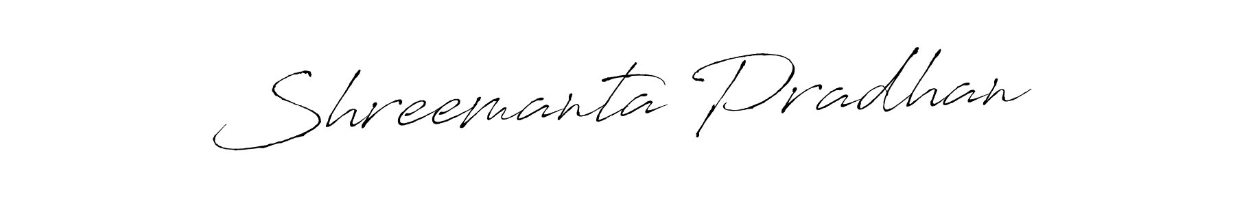 Make a beautiful signature design for name Shreemanta Pradhan. With this signature (Antro_Vectra) style, you can create a handwritten signature for free. Shreemanta Pradhan signature style 6 images and pictures png