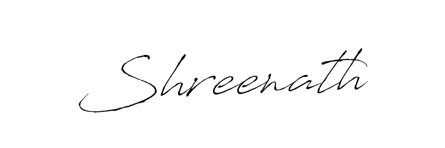 Shreenath stylish signature style. Best Handwritten Sign (Antro_Vectra) for my name. Handwritten Signature Collection Ideas for my name Shreenath. Shreenath signature style 6 images and pictures png