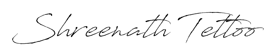 Discover the perfect balance of readability and style for Shreenath Tettoo with Antro_Vectra font. Create your dream signature today. Shreenath Tettoo signature style 6 images and pictures png