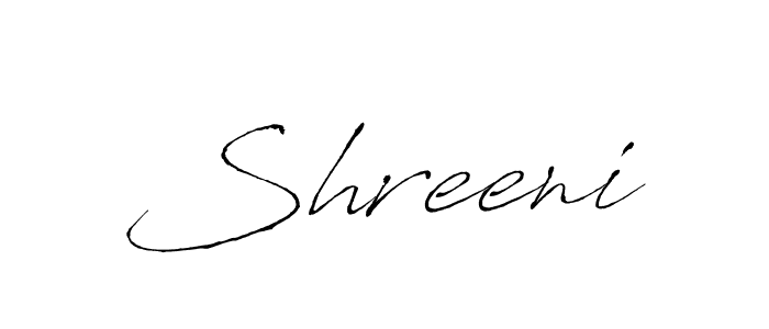 Make a beautiful signature design for name Shreeni. With this signature (Antro_Vectra) style, you can create a handwritten signature for free. Shreeni signature style 6 images and pictures png