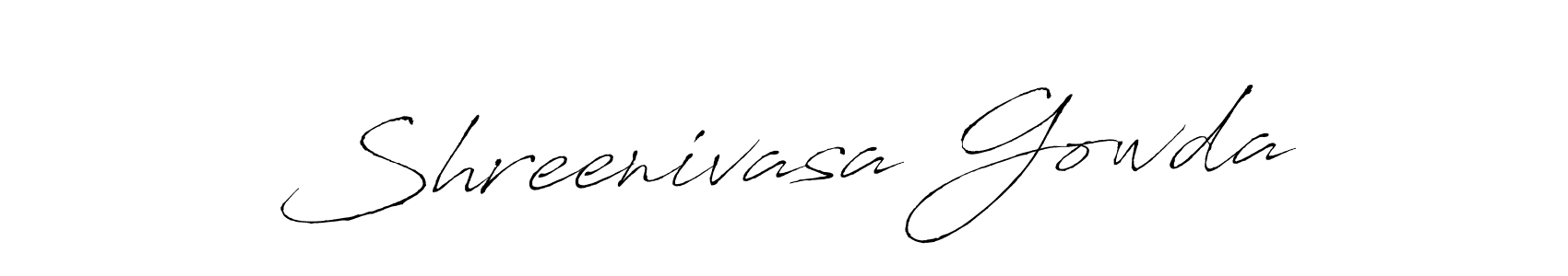 It looks lik you need a new signature style for name Shreenivasa Gowda. Design unique handwritten (Antro_Vectra) signature with our free signature maker in just a few clicks. Shreenivasa Gowda signature style 6 images and pictures png