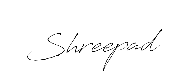 How to make Shreepad signature? Antro_Vectra is a professional autograph style. Create handwritten signature for Shreepad name. Shreepad signature style 6 images and pictures png