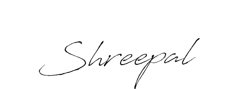 How to make Shreepal signature? Antro_Vectra is a professional autograph style. Create handwritten signature for Shreepal name. Shreepal signature style 6 images and pictures png