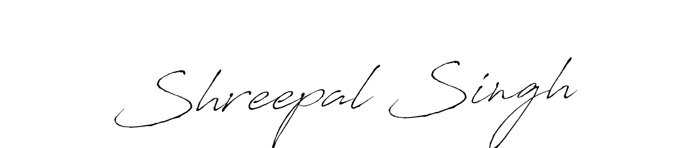 Make a beautiful signature design for name Shreepal Singh. With this signature (Antro_Vectra) style, you can create a handwritten signature for free. Shreepal Singh signature style 6 images and pictures png