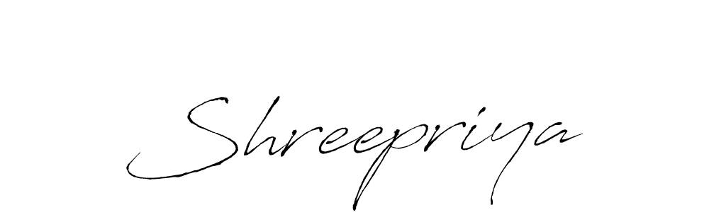 How to make Shreepriya name signature. Use Antro_Vectra style for creating short signs online. This is the latest handwritten sign. Shreepriya signature style 6 images and pictures png