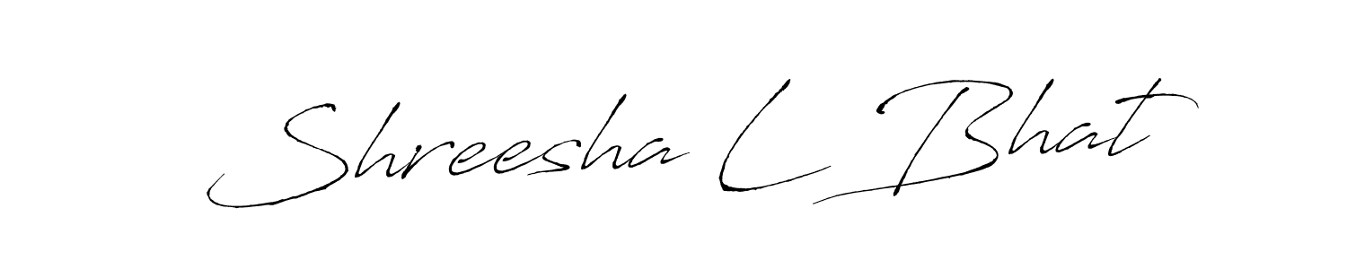 How to Draw Shreesha L Bhat signature style? Antro_Vectra is a latest design signature styles for name Shreesha L Bhat. Shreesha L Bhat signature style 6 images and pictures png