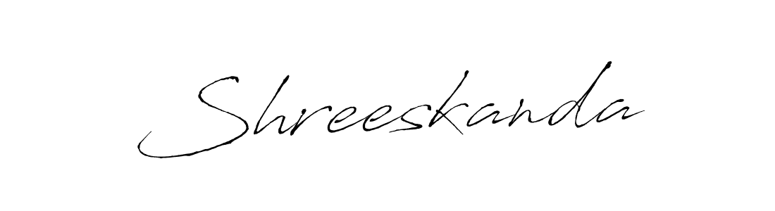 How to make Shreeskanda name signature. Use Antro_Vectra style for creating short signs online. This is the latest handwritten sign. Shreeskanda signature style 6 images and pictures png