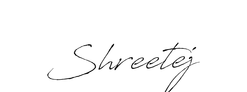 The best way (Antro_Vectra) to make a short signature is to pick only two or three words in your name. The name Shreetej include a total of six letters. For converting this name. Shreetej signature style 6 images and pictures png