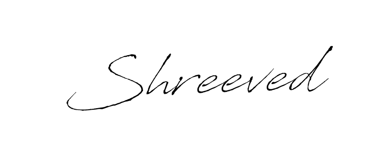 How to make Shreeved signature? Antro_Vectra is a professional autograph style. Create handwritten signature for Shreeved name. Shreeved signature style 6 images and pictures png