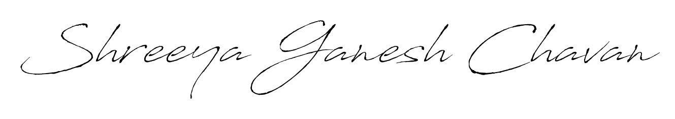 Master the art of signing with Shreeya Ganesh Chavan written in fluent Antro_Vectra script. A great template to practice and refine your handwriting. Shreeya Ganesh Chavan signature style 6 images and pictures png