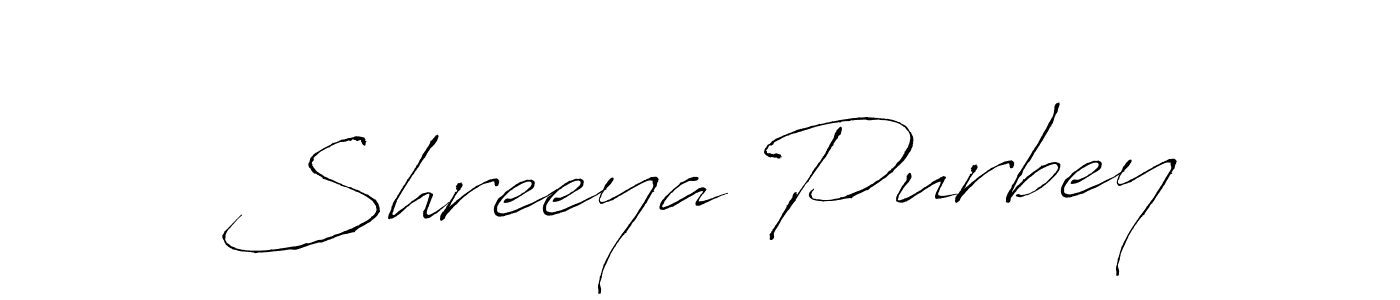 Make a beautiful signature design for name Shreeya Purbey. Use this online signature maker to create a handwritten signature for free. Shreeya Purbey signature style 6 images and pictures png