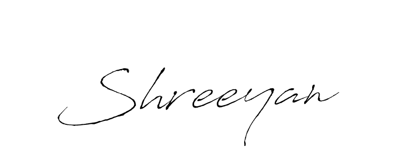 Shreeyan stylish signature style. Best Handwritten Sign (Antro_Vectra) for my name. Handwritten Signature Collection Ideas for my name Shreeyan. Shreeyan signature style 6 images and pictures png