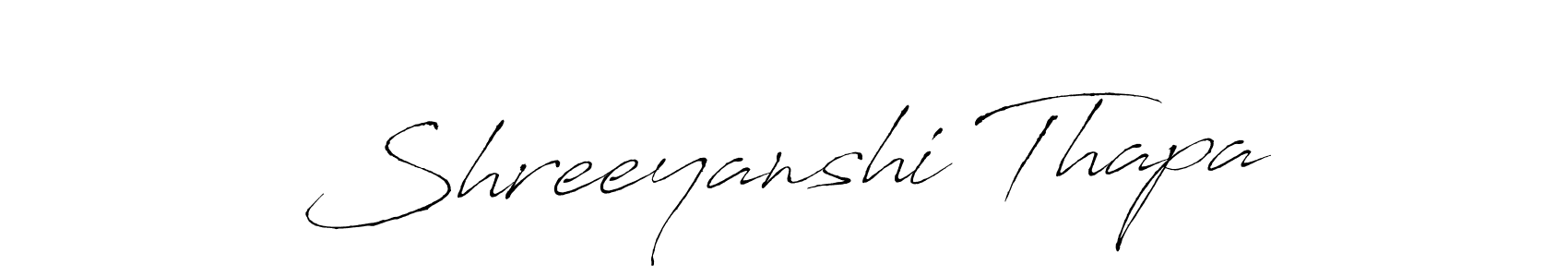 Make a short Shreeyanshi Thapa signature style. Manage your documents anywhere anytime using Antro_Vectra. Create and add eSignatures, submit forms, share and send files easily. Shreeyanshi Thapa signature style 6 images and pictures png