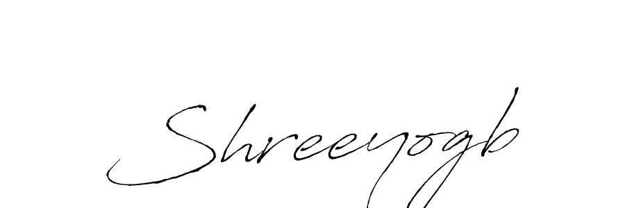 Design your own signature with our free online signature maker. With this signature software, you can create a handwritten (Antro_Vectra) signature for name Shreeyogb. Shreeyogb signature style 6 images and pictures png