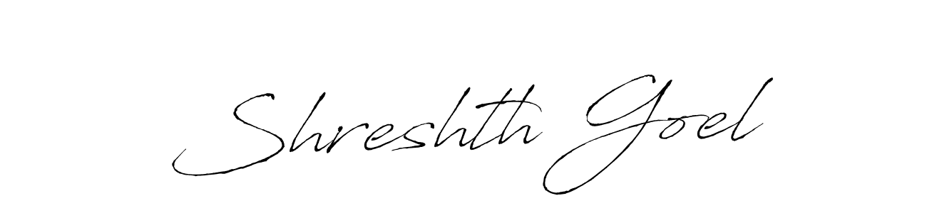 Make a beautiful signature design for name Shreshth Goel. Use this online signature maker to create a handwritten signature for free. Shreshth Goel signature style 6 images and pictures png