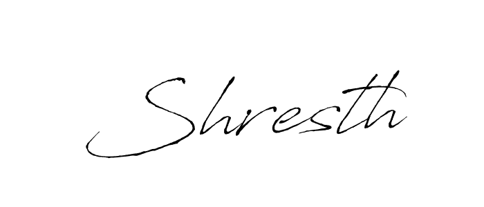 Create a beautiful signature design for name Shresth. With this signature (Antro_Vectra) fonts, you can make a handwritten signature for free. Shresth signature style 6 images and pictures png