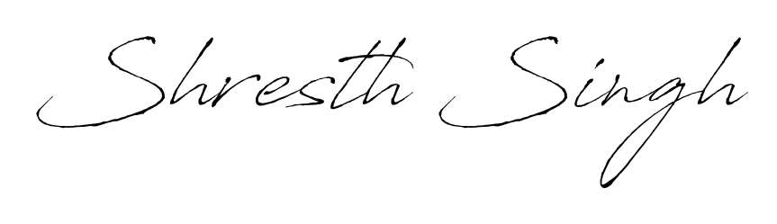 Make a beautiful signature design for name Shresth Singh. Use this online signature maker to create a handwritten signature for free. Shresth Singh signature style 6 images and pictures png
