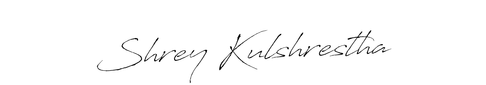 Make a beautiful signature design for name Shrey Kulshrestha. With this signature (Antro_Vectra) style, you can create a handwritten signature for free. Shrey Kulshrestha signature style 6 images and pictures png