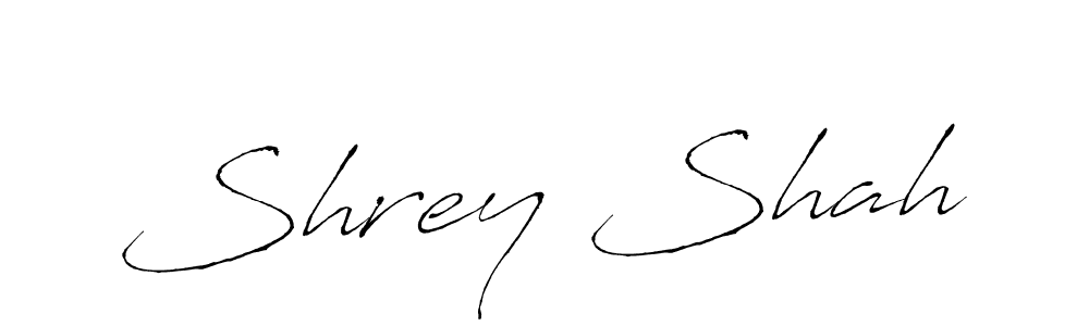 Design your own signature with our free online signature maker. With this signature software, you can create a handwritten (Antro_Vectra) signature for name Shrey Shah. Shrey Shah signature style 6 images and pictures png