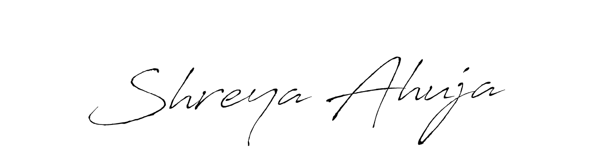 Make a short Shreya Ahuja signature style. Manage your documents anywhere anytime using Antro_Vectra. Create and add eSignatures, submit forms, share and send files easily. Shreya Ahuja signature style 6 images and pictures png
