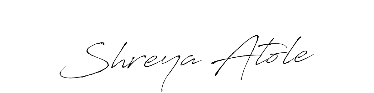 Similarly Antro_Vectra is the best handwritten signature design. Signature creator online .You can use it as an online autograph creator for name Shreya Atole. Shreya Atole signature style 6 images and pictures png