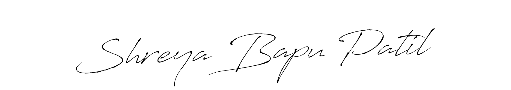 The best way (Antro_Vectra) to make a short signature is to pick only two or three words in your name. The name Shreya Bapu Patil include a total of six letters. For converting this name. Shreya Bapu Patil signature style 6 images and pictures png