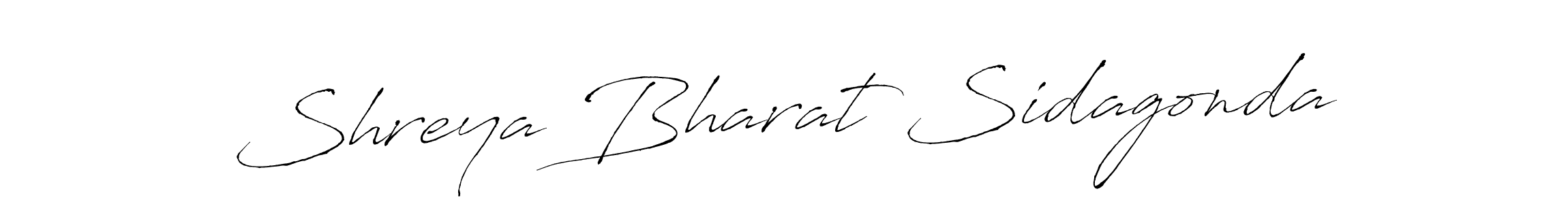 Also we have Shreya Bharat Sidagonda name is the best signature style. Create professional handwritten signature collection using Antro_Vectra autograph style. Shreya Bharat Sidagonda signature style 6 images and pictures png